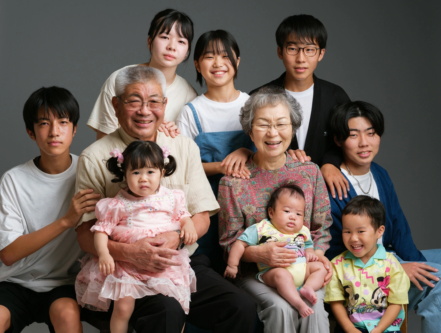 おじいちゃん・おばあちゃんとお孫さんの撮影例2