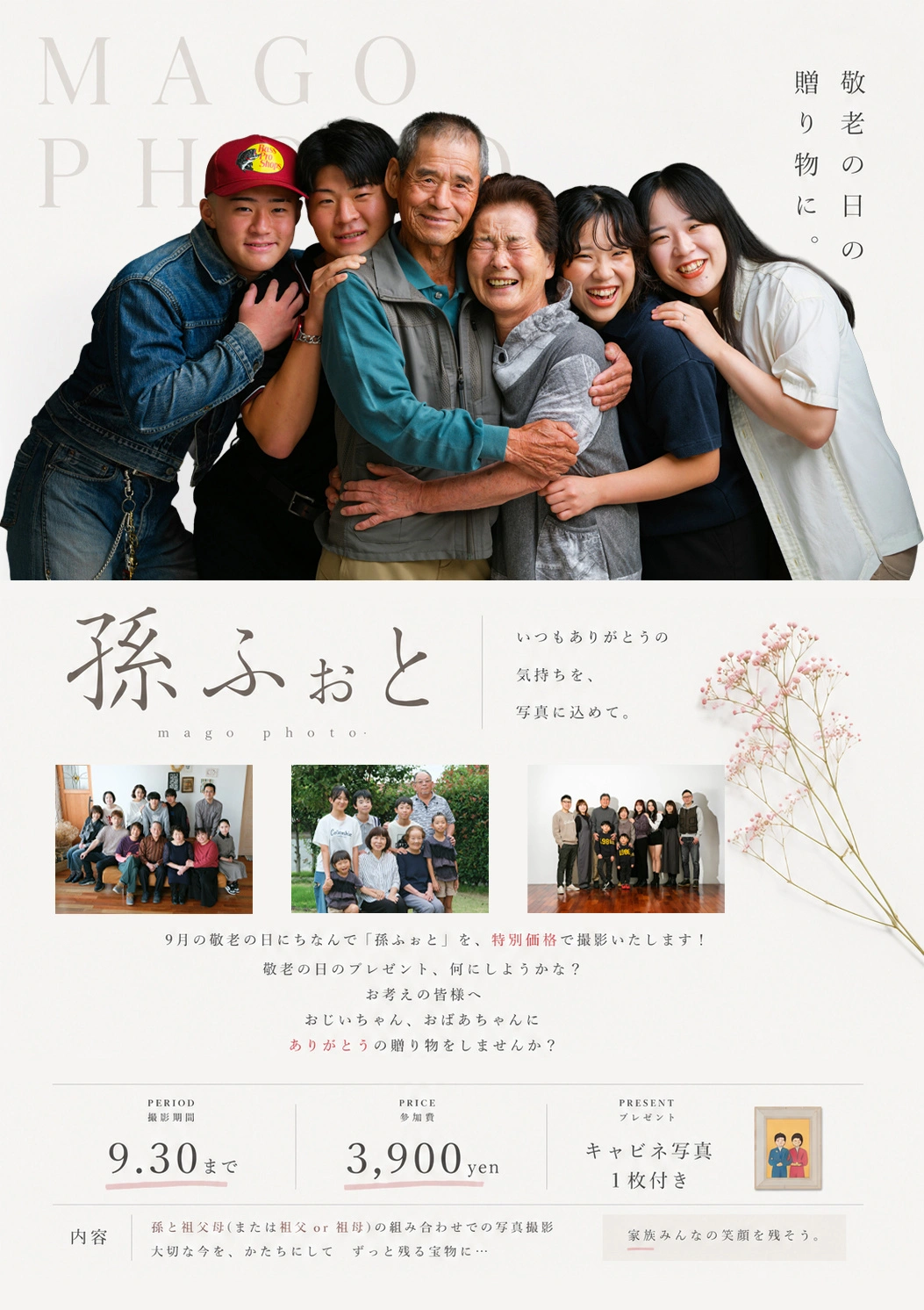 孫ふぉとキャンペーンのご案内